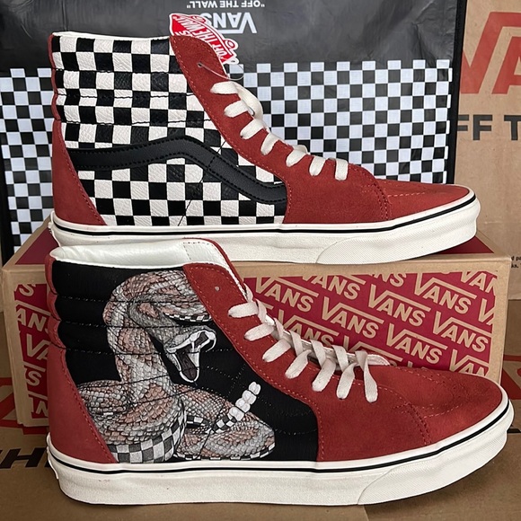 Vans Sk8-Hi Desert Snake/Chili Oil sneakers WMNS - Picture 2 of 16